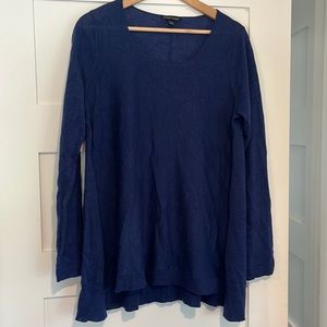 EILEEN FISHER ALPACA WOOL Scoop Neck Pullover Sweater